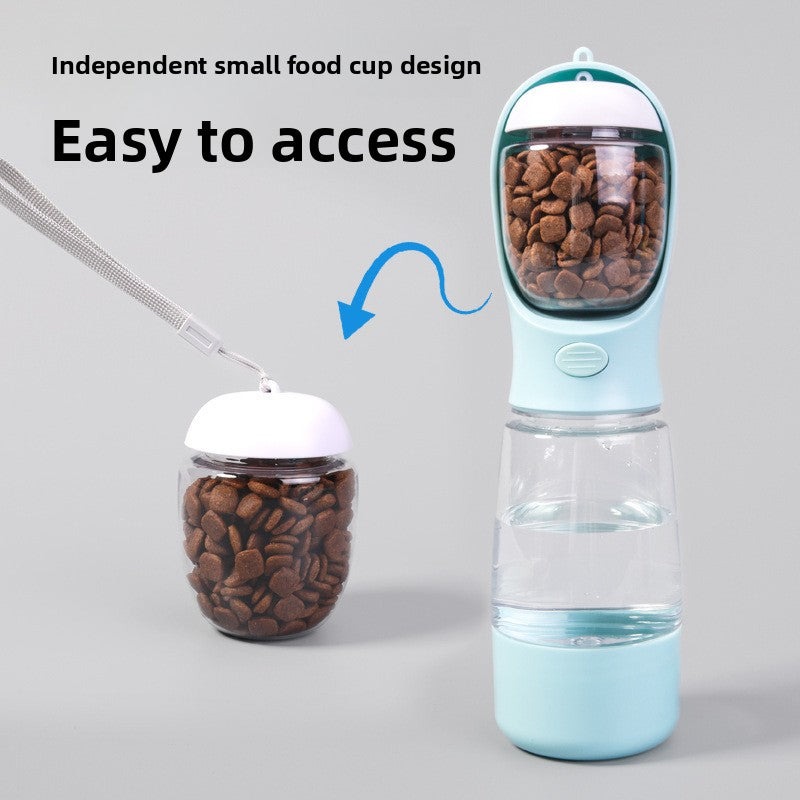 3-in-1 Portable Pet Water & Food Bottle