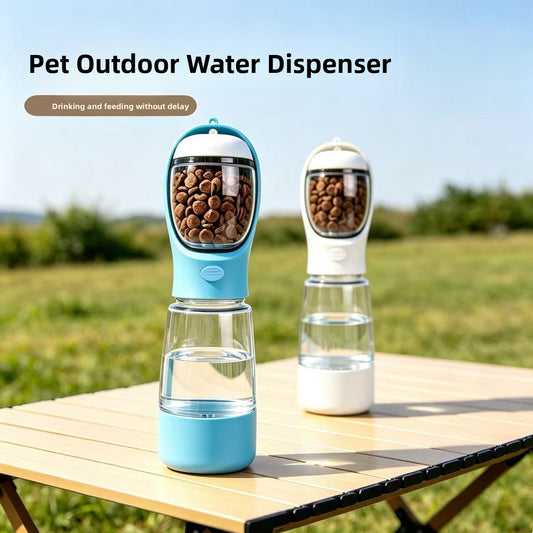 3-in-1 Portable Pet Water & Food Bottle