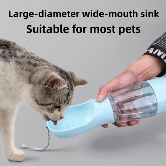 3-in-1 Portable Pet Water & Food Bottle